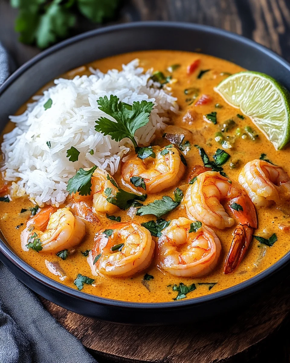 Aromatisches Garnelen Curry mit Kokosmilch und Reis 27 Aromatisches Garnelen Curry mit Kokosmilch und Reis