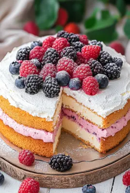 Beeren Käsesahne Torte 24 Beeren Käsesahne Torte