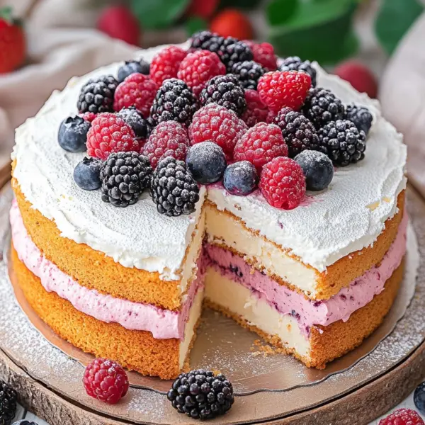 Beeren Käsesahne Torte