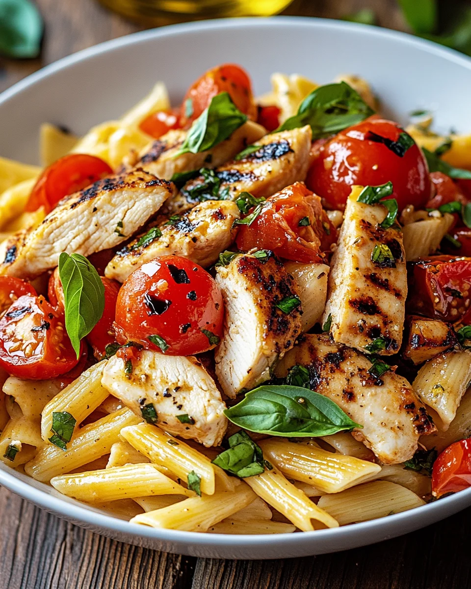Bruschetta Chicken Pasta