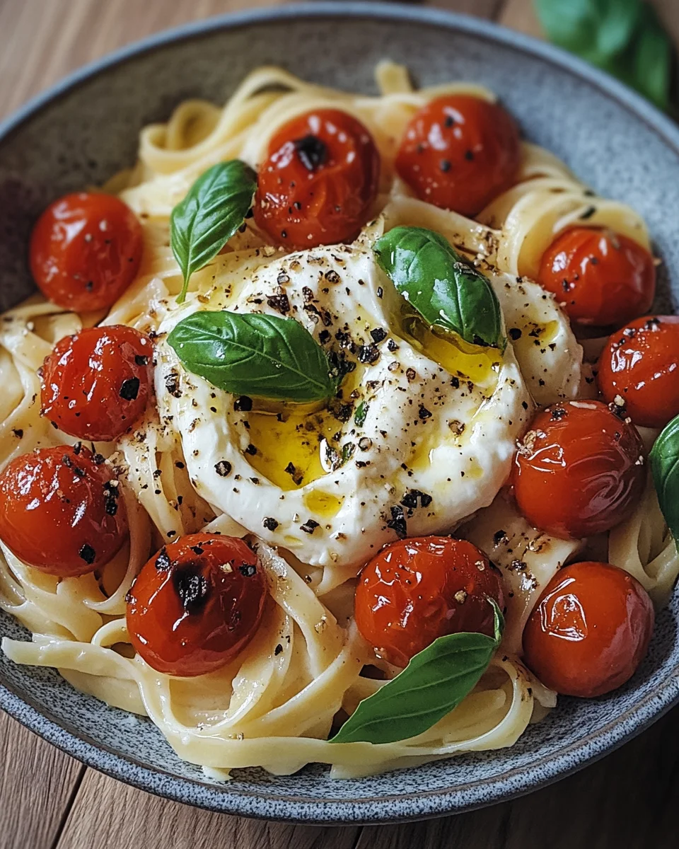 Burrata Pasta mit Tomaten aus dem Ofen 24 Burrata Pasta mit Tomaten aus dem Ofen