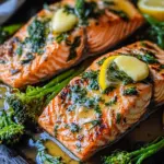 Buttergebackener Lachs mit Broccolini