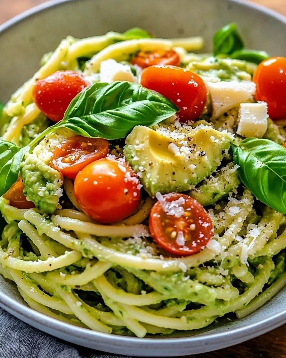 Cremige Avocado Pasta 20 Cremige