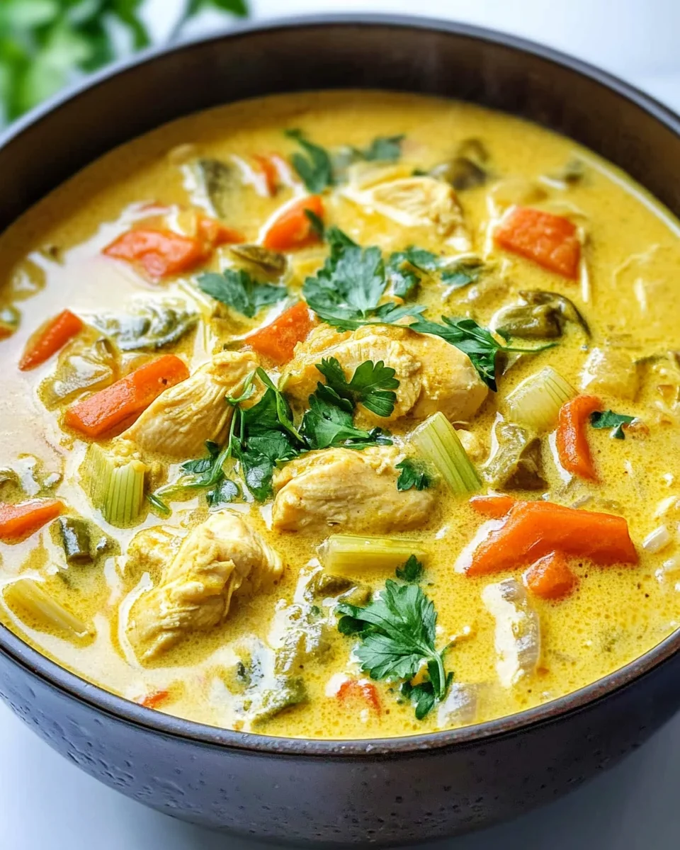 Currysuppe mit Hähnchen 17 Currysuppe