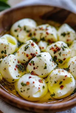 Eingelegter Mozzarella