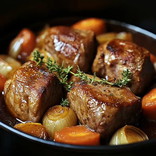 Filettopf aus dem Backofen