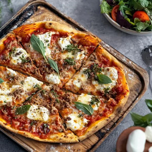 Fitness-Pizza mit Skyr - Proteinreiche Alternative!