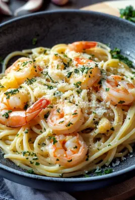 Garnelen Pasta mit Kräuterbutter und Knoblauch 27 Garnelen Pasta mit Kräuterbutter und Knoblauch