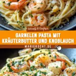 Garnelen Pasta mit Kräuterbutter und Knoblauch 19 Pinterest Hidden Image