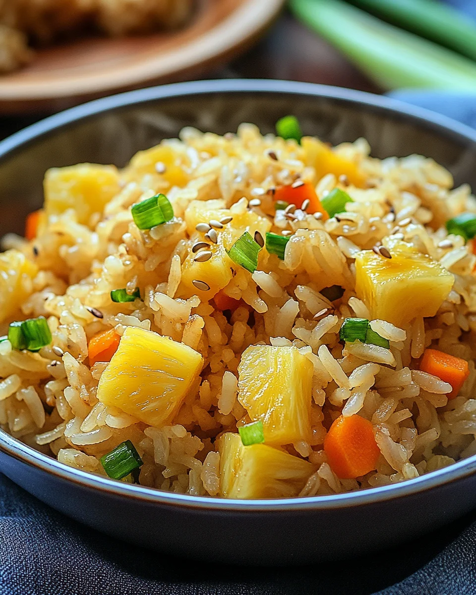 Gebratener Reis mit Ananas 27 Gebratener Reis mit Ananas