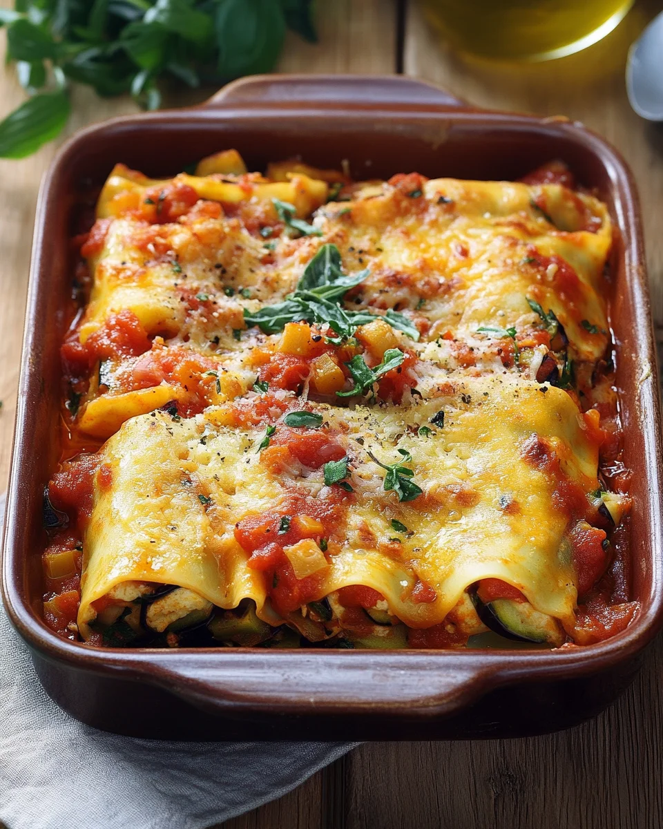 Gem&uuml;se-Cannelloni