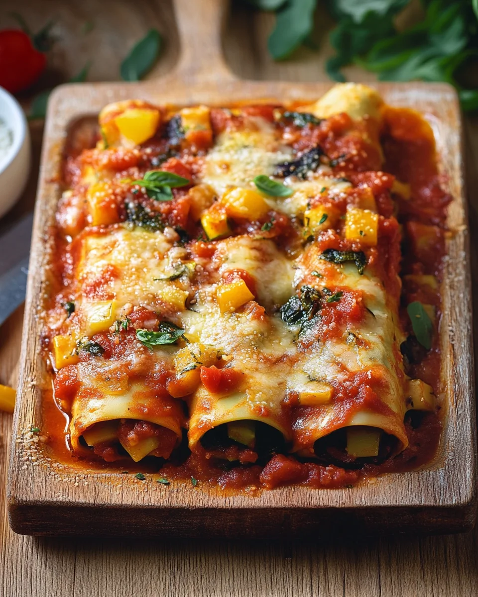 Gem&uuml;se-Cannelloni