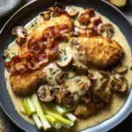 Geschmorte Schnitzelpfanne in k&ouml;stlicher J&auml;gersauce Rezept