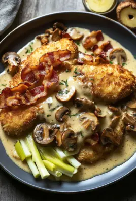 Geschmorte Schnitzelpfanne in köstlicher Jägersauce Rezept 25 Geschmorte Schnitzelpfanne in köstlicher Jägersauce Rezept