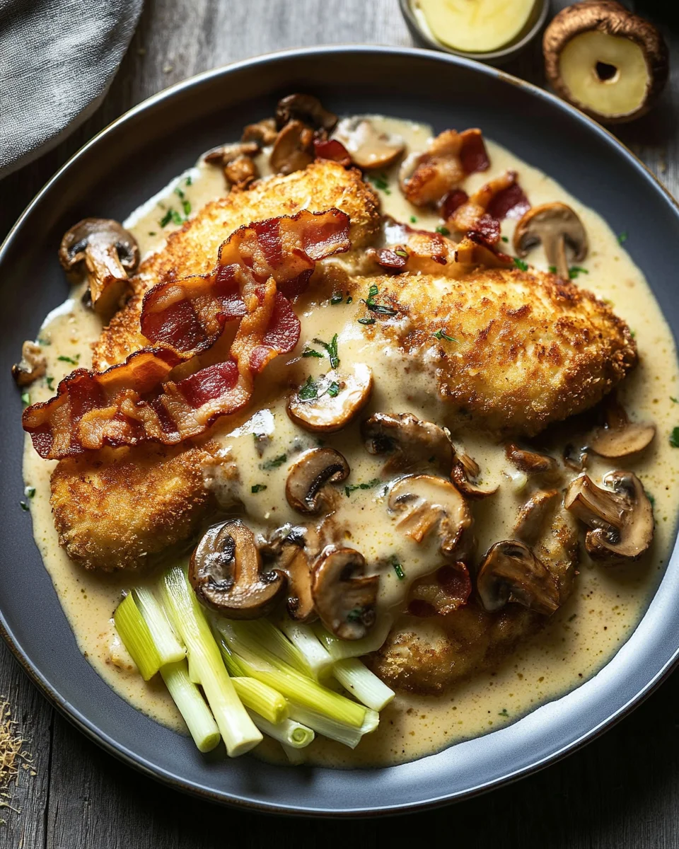 Geschmorte Schnitzelpfanne in köstlicher Jägersauce Rezept 24 Geschmorte Schnitzelpfanne in köstlicher Jägersauce Rezept