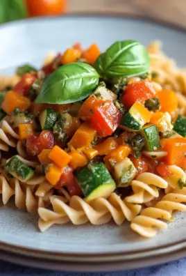 Gesunde Nudeln mit Gemüse-Soße Rezept
