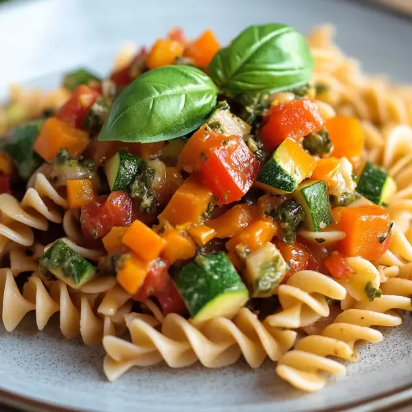 Gesunde Nudeln mit Gemüse-Soße Rezept