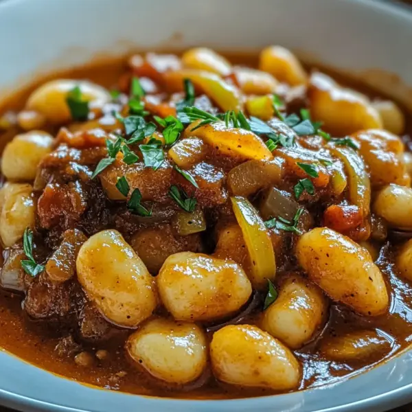 Gnocchi-Gulasch