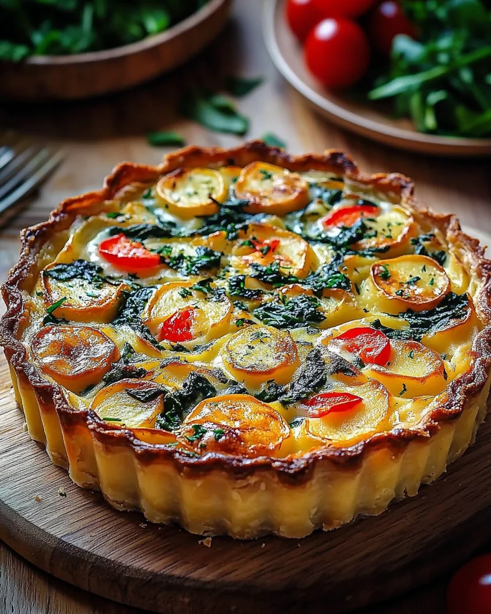 Kartoffel-Quiche mit Kartoffelteig 22 Kartoffel-Quiche