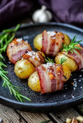 Kartoffeln im Speckmantel