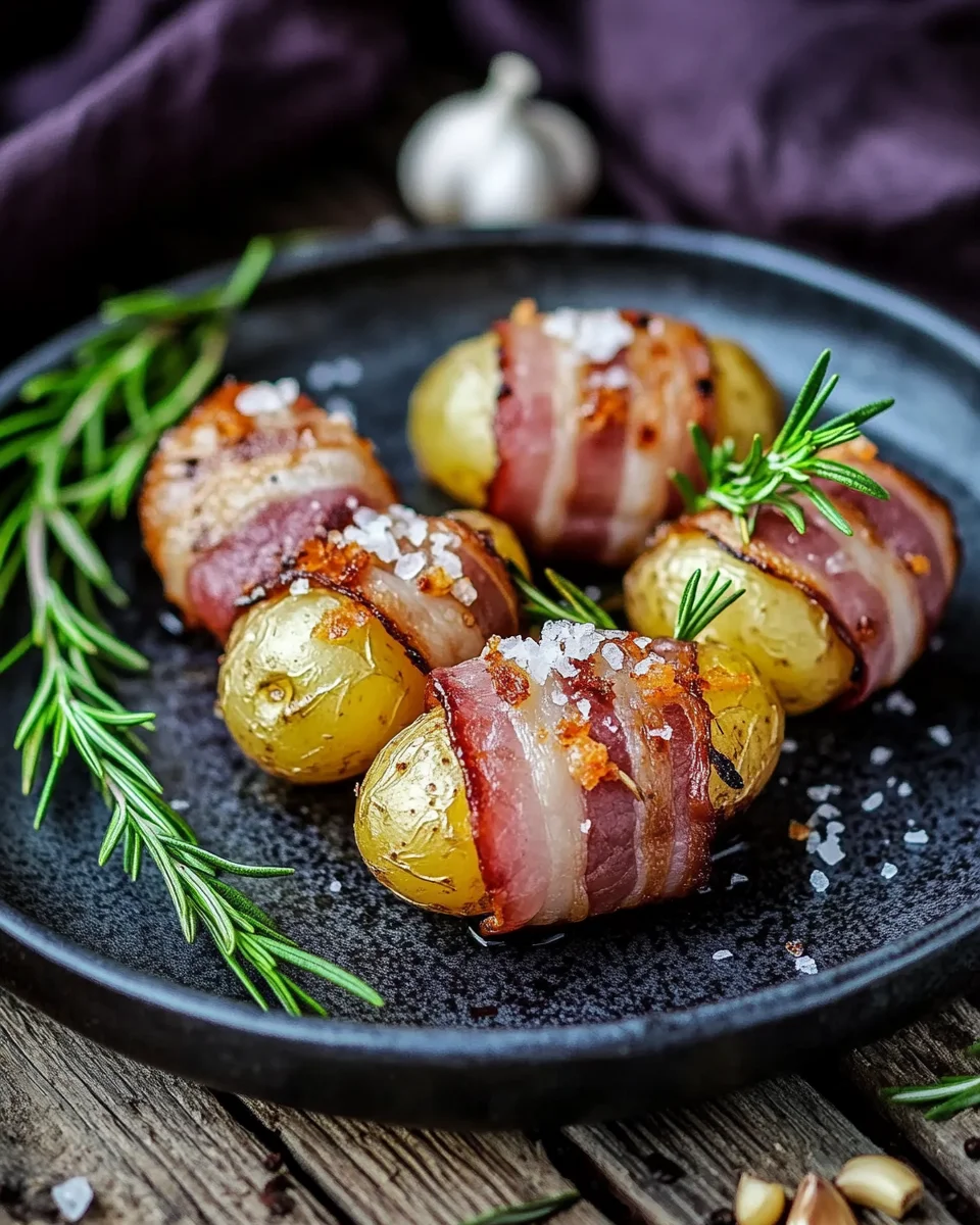 Kartoffeln im Speckmantel
