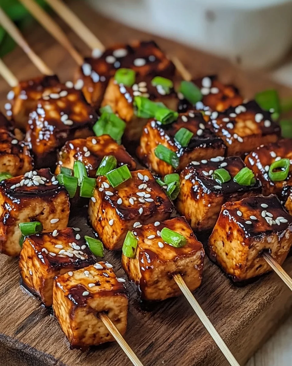 Homepage 8 Knoblauch-Soja-Glasierte Tofu-Spieße