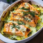 Lachs-Spitzkohl-Auflauf