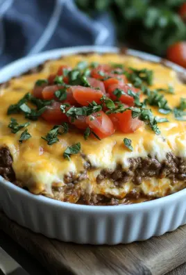 Low Carb Cheeseburger-Auflauf