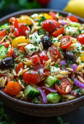 Mediterraner Orzo Salat 21 Mediterraner Orzo Salat