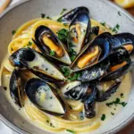 Muscheln in Knoblauch-Zitronen-Sahneso&szlig;e