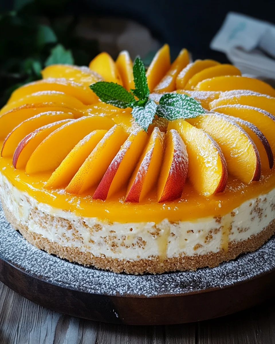 Pfirsich-Maracuja-Torte