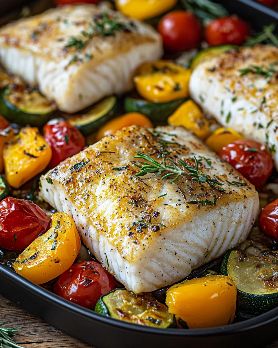 Homepage 5 Rezept für mediterran gebackene Fischfilets mit Gemüse