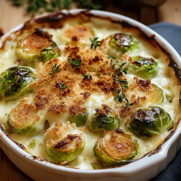 Rosenkohl-Gratin