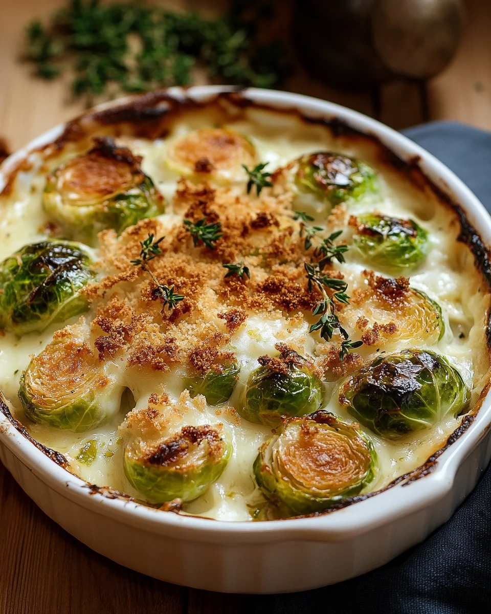 Rosenkohl-Gratin