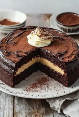 Schokokuchen mit Pudding