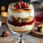 Spekulatius Tiramisu mit Gew&uuml;rzkirschen - Dessert im Glas