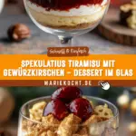 Spekulatius Tiramisu mit Gewürzkirschen - Dessert im Glas 16 Pinterest Hidden Image