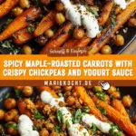Spicy Maple-Roasted Carrots with Crispy Chickpeas and Yogurt Sauce 24 Pinterest Hidden Image
