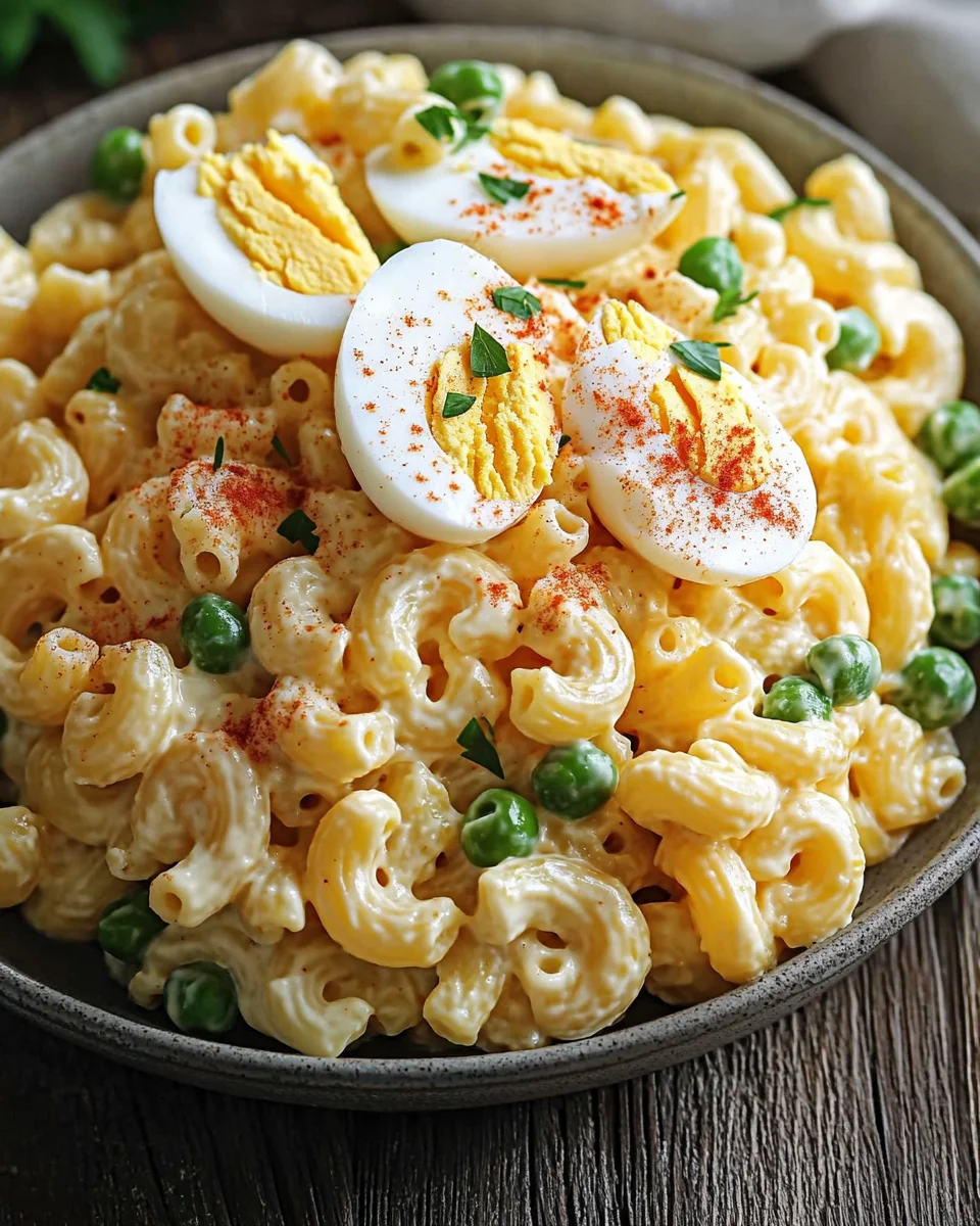 Teufelsei-Makkaroni-Salat