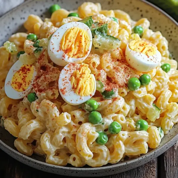 Teufelsei-Makkaroni-Salat