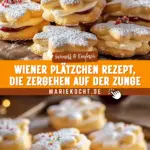 Wiener Plätzchen Rezept, die Zergehen auf der Zunge 17 Pinterest Hidden Image