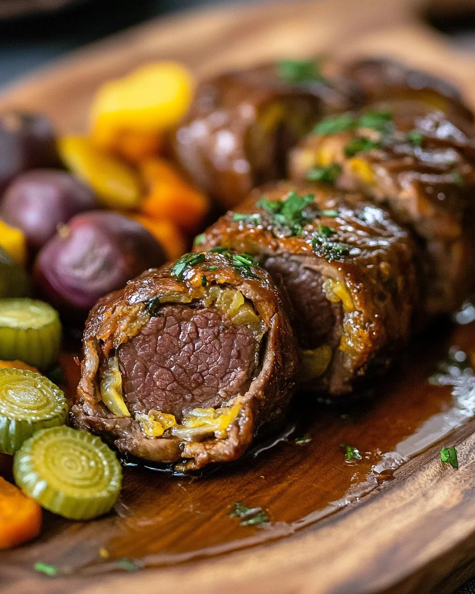 Zarte Rinderrouladen im Backofen zubereitet 19 Zarte