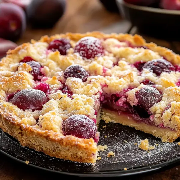 Zwetschgenkuchen mit Streusel