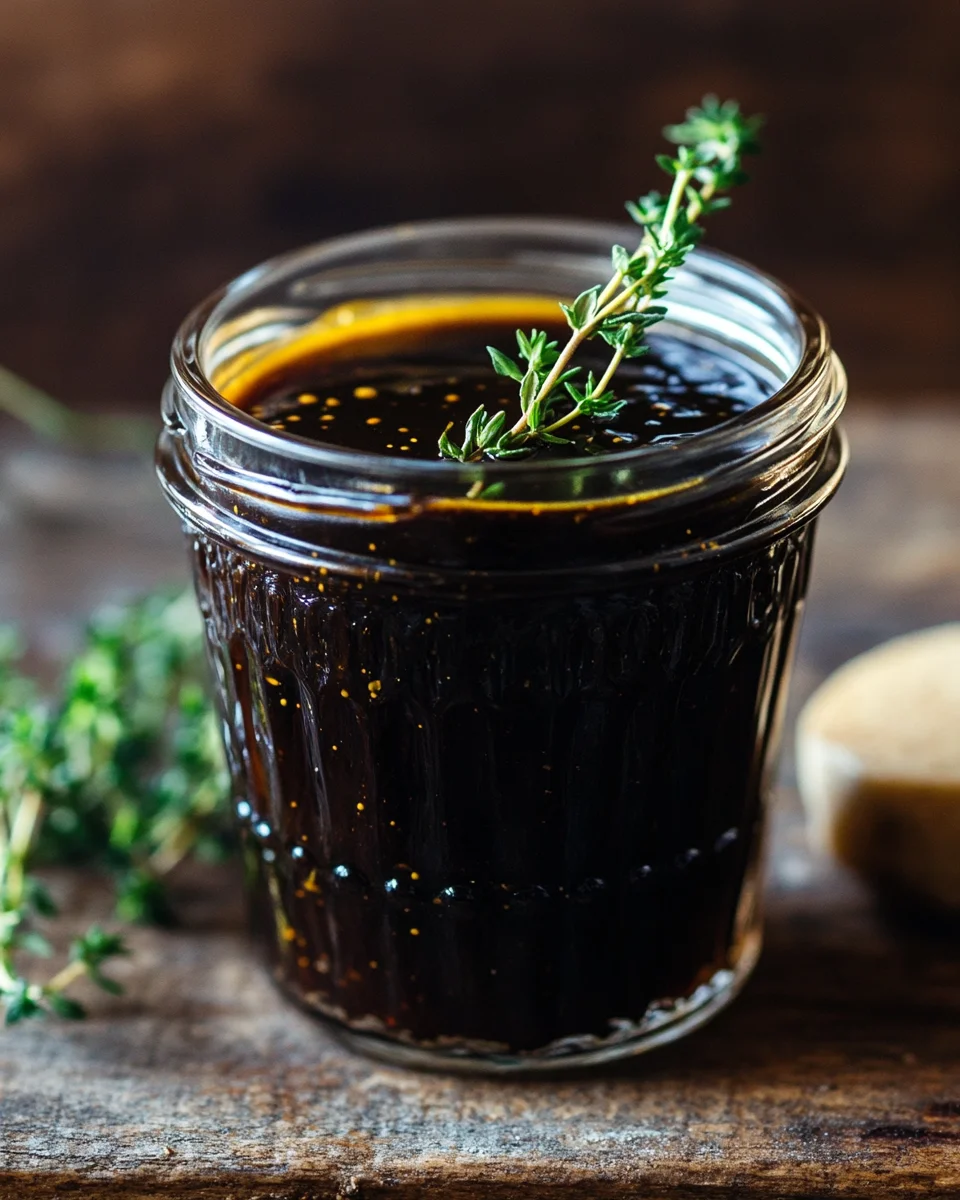 Balsamico-Senf-Honig-Dressing