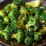 Bestes Airfryer Brokkoli mit Knoblauch und Zitrone