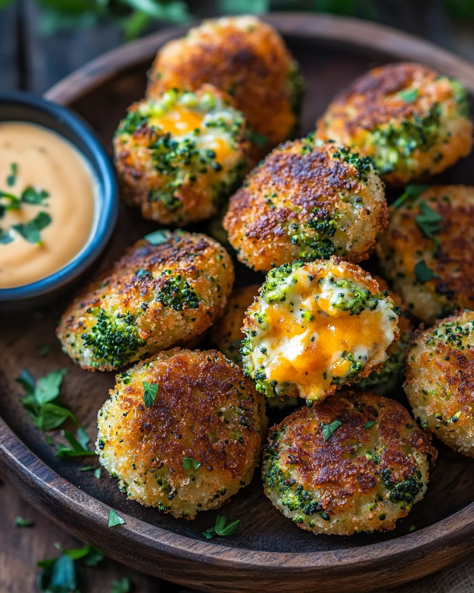 Brokkoli-Käse-Puffer