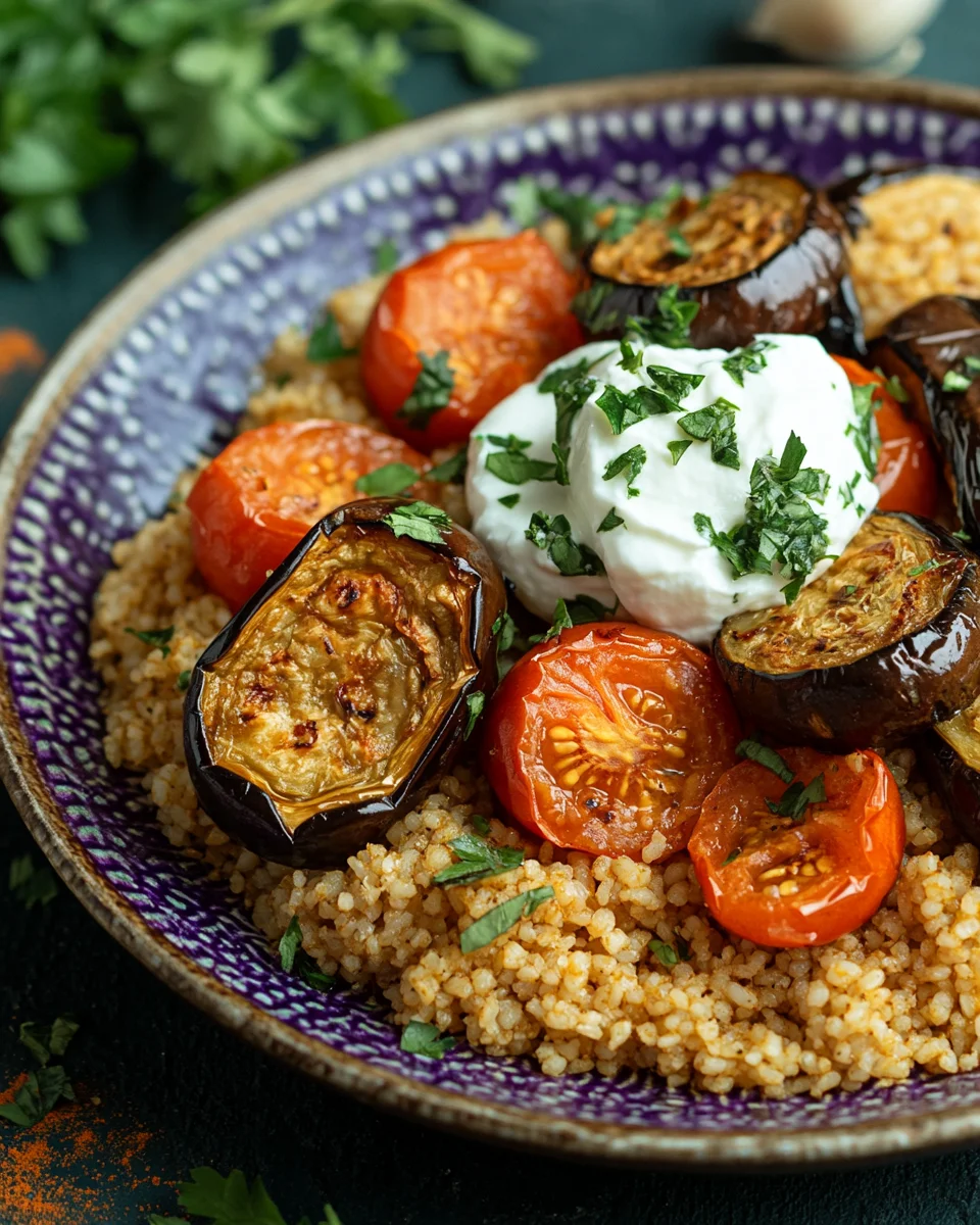 Bulgur with Tomatoes, Eggplant, and Yogurt 24 Bulgur