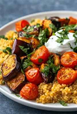 Bulgur with Tomatoes, Eggplant, and Yogurt