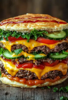 Cheeseburger-Torte