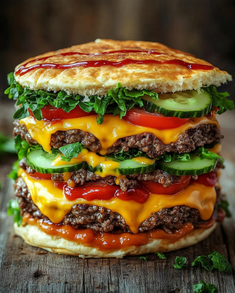 Cheeseburger-Torte